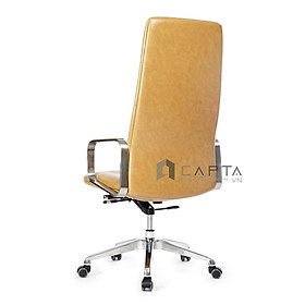 Mua Ghế da Giám đốc CM4427-P Nội thất Capta Ghế Lãnh đạo nệm da PVC tay ghế hợp kim nhôm ốp PU có chân xoay hợp kim nhôm