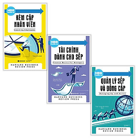 Combo sách quản trị , lãnh đạo hay - HBR Guide to : Kèm cặp nhân viên + Tài chính dành cho sếp + Quản lý sếp và đồng cấp - Tặng kèm Postcard HAPPY LIFE