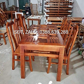 Bàn ăn Giàn chè gỗ xoan ta
