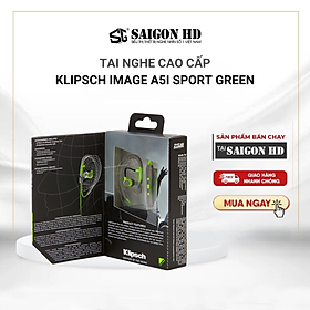 Tai nghe Klipsch Image A5i Sport Green - Hàng Chính Hãng