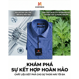 Áo sơ mi tay ngắn Khatoco (M-3XL)