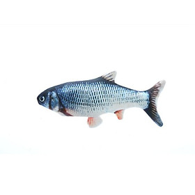 Đồ chơi đá mèo có thể tháo rời, đồ chơi bập bênh cá bạc hà mèo, đồ chơi mèo con thể thao sang trọng đồ chơi tập thể dục cho mèo tương tác