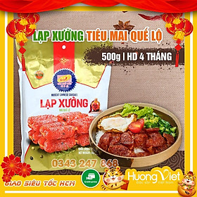 Đặc Sản Sóc Trăng - Lạp Xưởng Sóc Trăng Mai Quế Lộ Vị Tiêu Tân Huê Viên 500G, Lạp Xưởng Tiêu 4 Sao Cao Cấp Hương Vị Thơm Ngon Đậm Đà