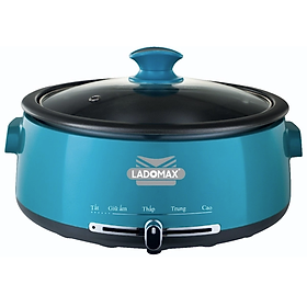 Mua Nồi lẩu điện 4L Ladomax HA-238 thiết kế lòng nhôm rời chống dính dễ vệ sinh  điều khiển cơ nhiều mức nhiệt - Hàng chính hãng