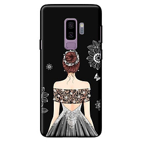 Ốp in cho Samsung Galaxy S9 Plus Cô Gái Váy Xám - Hàng chính hãng