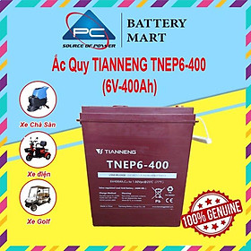 Ắc Quy Thiên Năng Tianneng TNEP6-400 (6V - 400Ah), ắc quy dùng cho xe điện, xe golf, xe chà sàn