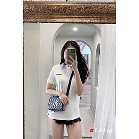 MS491 Áo polo đôi nam nữ BBR cổ phối màu trẻ trung