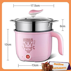 Mua Ca Lẩu Điện Hấp Mini Cao Cấp Màu Ngẫu Nhiên - Hàng Loại 1