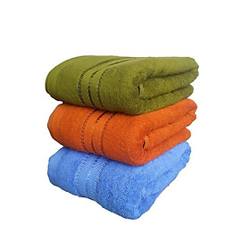 Bộ 3 khăn tắm cotton 70x140cm