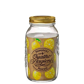 Mua Hũ thủy tinh nắp vặn Bormioli Rocco Quattro 1.5L – Đựng ngũ cốc  hạt  mứt  bánh kẹo – Nhập khẩu Ý