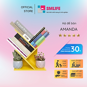 Mua Kệ sách để bàn giá rẻ bằng gỗ SMLIFE Amanda