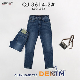 Quần Jeans Nam Cao Cấp VIỆT PHÁP/ Chất Liệu Cotton co giãn, độ bền màu cao 3614