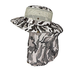 Outdoor Hat Wide Brim Hat with Neck Flap Sun Hats Sun Hat for Men Bucket Hat Full Protection Unisex Tammin Hat Sun Protection Hat Accessories