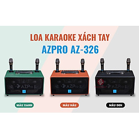 Mua Loa AZPRO AZ326 – Loa Karaoke Di Động  Bass 15cm