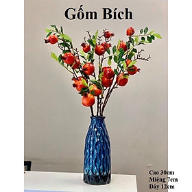 Mua Bình Hoa Lọ Hoa Dáng Chai Xoắn Men Hỏa Biến Gốm Sứ Bát Tràng