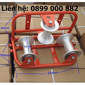 Mua Con lăn kéo cáp góc cua puly nhôm