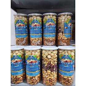 Mixed Nuts 5 loại hạt dinh dưỡng macca, hạt điều, óc chó đỏ, óc chó vàng