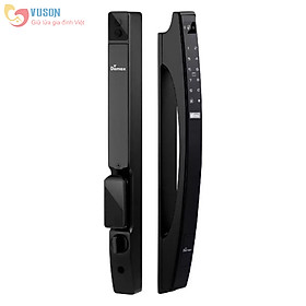 Mua Khoá cửa nhôm vân tay Demax SL902 BL App  Remote  Face ID - Hàng chính hãng