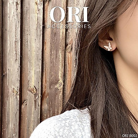 Khuyên tai nữ Cánh Bướm phong cách Hàn Quốc xinh xắn ORI ACCESSORIES B002