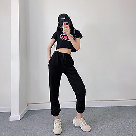QUẦN JOGGER NỮ BO GẤU CHẤT NỈ SIÊU ẤM NHIỀU MÀU SIÊU XINH THỜI TRANG BANAMO FASHION 293