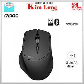 Mua Chuột Rapoo MT550 kết nối không dây đa thiết bị - Bluetooth 3.0/4.0 và Usb Wiless 2.4 GHz - Hàng chính hãng