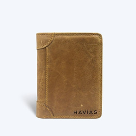 Ví da đứng Laffy Handcrafted Wallet HAVIAS