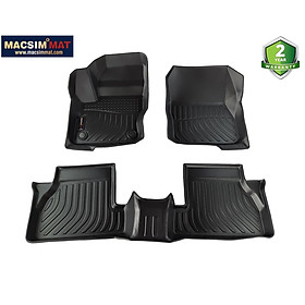 Thảm lót sàn xe ô tô Ford Focus 2012-2020 Nhãn hiệu Macsim chất liệu nhựa TPE cao cấp màu đen