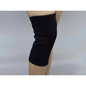Bó bảo vệ đầu gối dùng trong bóng đá Đen