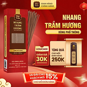 Nhang Trầm Hương – Hộp Đỏ | Bảo Trầm – Hương Trầm Tự Nhiên, Hương Dịu Nhẹ, Thắp Hằng Ngày