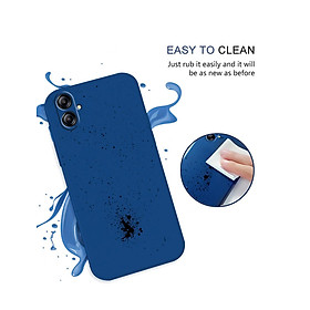 Ốp lưng silicon case cho Samsung Galaxy A06 4G , A06 5G mỏng 0.3mm chống bám bẩn mặt lưng siêu mềm mịn, có gờ bảo vệ camera - Hàng chính hãng