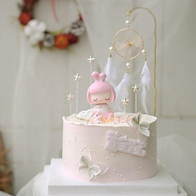 Trang trí bánh sinh nhật bánh kem - Sét 50 ngôi sao vàng sắt phụ kiện trang trí bánh sinh nhật