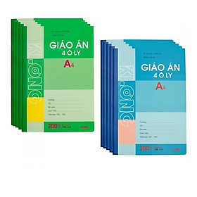 Lốc sổ giáo án 4 ô ly A4 Klong 314 / 312 sổ luyện viết tiếng Trung