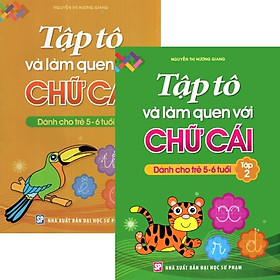 Combo Tập Tô Và Làm Quen Với Chữ Cái (Bộ 2 Cuốn)