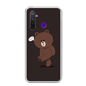 Ốp lưng điện thoại Realme 5 Pro - Silicon dẻo - 0085 GAUBROWN01