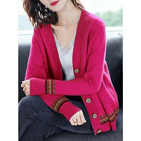 Áo Cardigan Nữ Họa Tiết Xinh Thời Trang Korea ALN037 MayHomes Mẫu Mới Mùa Xuân