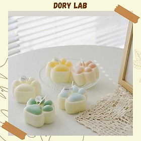 Nến Thơm Chân Mèo Cute Không Khói, Decor Chụp Ảnh - Dory Lab