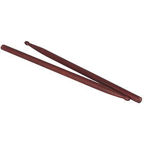 Mahogany 1 Pair Wooden Exercise Drum Sticks Mallet Percussion for Drummer