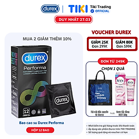 Bao cao su Durex Performa 12 bao