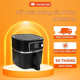 Mua Nồi chiên không dầu điện tử Philips HD9880  dung tích 8.3L  công suất 2000W | Hàng Chính Hãng