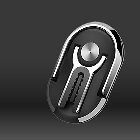 Iring điện thoại Hicuckoo Car Holder hợp kim nhôm có móc kẹp chống rơi điện thoại cho xe hơi xoay 360 độ thông minh