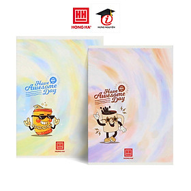 Vở kẻ ngang Hồng Hà 72 trang - May gáy - Studh Moka 1460 định lượng 70 m2 độ sáng 90-92 ISO Khổ vở 180 x 252 mm (Giao bìa ngẫu nhiên)