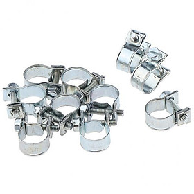 3-4pack 10x Hose Clamps Fuel Line Clips Clamp for Diesel Petrol Pipe  Ø 12