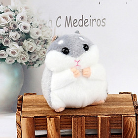 Móc khóa chuột Hamster dễ thương V.3, Móc khóa hình chuột Hamster siêu đáng yêu màu sắc dễ thương - Màu ngẫu nhiên