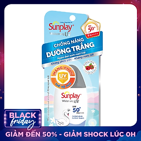 Sữa Chống Nắng Dưỡng Da Trắng Đẹp Sunplay Whitening UV SPF 50, PA++++ (30g)