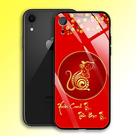 Ốp Lưng Họa Tiết Màu Vàng Ánh Kim cho điện thoại Iphone XR - 03006 7980 MOUSE02 - Chuột Vàng - Hàng Chính Hãng