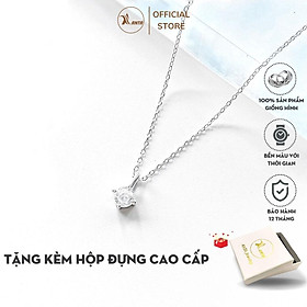 Dây chuyền bạc Anta ATJ9076, vòng cổ nữ đính đá cao cấp Beaded Necklace