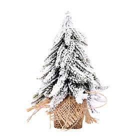 Artificial Christmas Tree Holiday Miniature for Desk Shop Showcase Fireplace