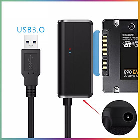 Mua Bộ Chuyển Đổi Cáp Ổ Cứng USB SATA III Đen (3.0) Có đèn báo tín hiệu tốc độ cao + Tặng kèm que chọc sim