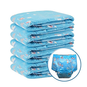 3 ABDL Miếng Tã Quần Tã Người Yêu In Hình Họa Tiết Lưng Thun Tã Ddlg Tã Cho Bé Khả Năng Hấp Thụ Cao 6000ML - one