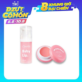 Bộ đôi Khử thâm Làm hồng Dưỡng môi Cenota cho môi Hồng Căng mướt Mềm mịn